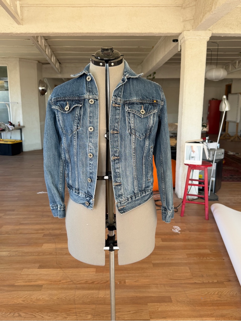 Lucky Brand Medium Blue Denim Jacket